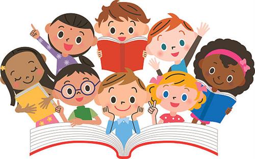 children reading 